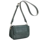 Val Whipstitch Detail Crossbody Bag