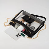 Clear Gameday Crossbody Bag with Sunglasses Holder
