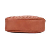 Two Tone Women's Crossbody Bag with Guitar Strap