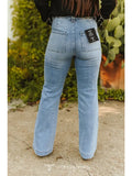 Light Stone Wash Square Back Pocket Trouser Jeans