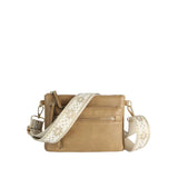 Melissa Multi Zip Pocket Crossbody with Guitar Strap