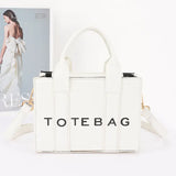 Faux Leather Tote Bag