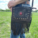 💥 Pick Your Hide ! Cowhide Purse with Fringe