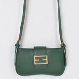 Faux Leather Crossbody Bag