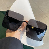 Frameless UV400 Sunglasses For Outdoor Sun Protection