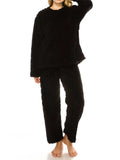 Cable Fuzzy Sherpa Fleece Pajama Sets