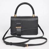 Faux Leather Flap Bag