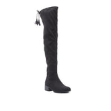 Nople Knee Boots with Drawstring